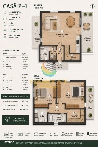 Casa in duplex zona centrala din Popesti Leordeni
