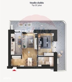 Vanzare studiouri duble zona Pallady