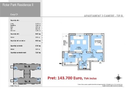 APARTAMENT 2 CAMERE DECOMANDAT