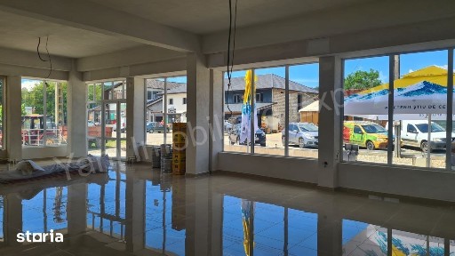 Spațiu comercial de închiriat în comuna Mușătești, județ Argeș.