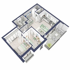 Apartament 3 camere | Balcoane 16.2 mp | Etaj 1 | Turnisor