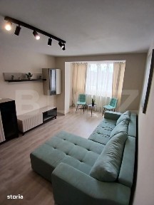 Apartament 2 camere open space de 52mp, utilat si mobilat modern