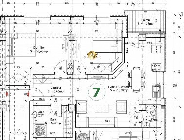 Apartament 3 camere - 65.2 mp + Balcon - Aproape de DN1 - Otopeni