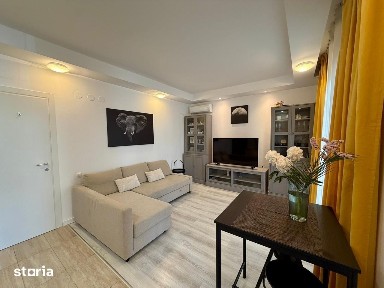 COSMOPOLIS - Apartament cu 3 camere si gradina, mobilat si utilat.