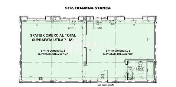 Spatiu Comercial I Parcare I 4 Vitrine I Doamna Stanca