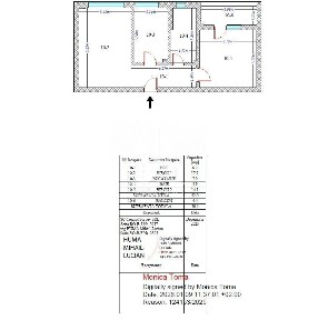 Apartament 2 camere decomandat baie cu geam.