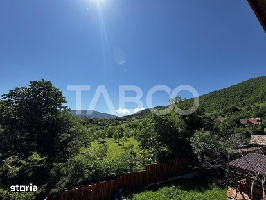 Casa de vis la munte 7 camere 5 bai ciubar teren 558 mp Rasinari Sibiu