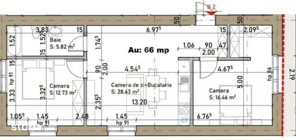 Apartament 3 camere de vanzare in Centru, Cluj Napoca