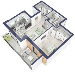 Apartament 2 camere, PARTER