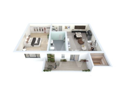 Apartament de vanzare in Sibiu - 2 camere - bloc nou, cu lift