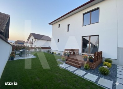 Casa 4 camere de vanzare 117 mpu teren liber 230mp Sibiu in Sura Mica