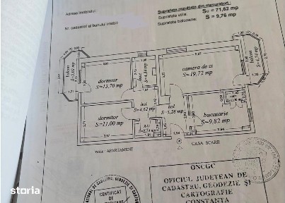 Apartament 3 camere decomandat Gara