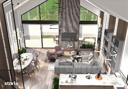 Casa in stil scandinav, cu teren de 500mp, Sanpetru