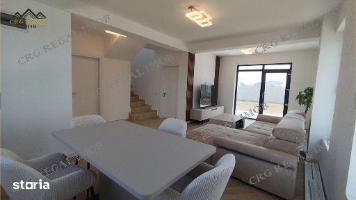 Casa noua cu 4 camere 3 bai si curte 445mp in Comuna Berceni