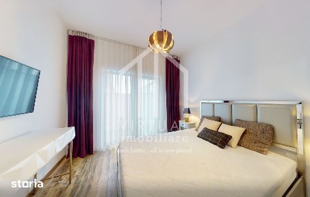 Apartament 3 camere - Mobilat si utilat - 83 mp utili + terasa de 19mp