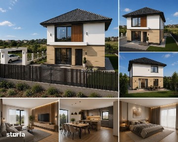 CASA INDIVIDUALA, 4 CAMERE, 2 BAI, 500 mp teren, MOLDOVA MALL- comisi