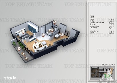 Apartament 2 camere de vanzare in zona Bucur Obor