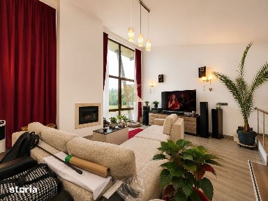 Apartament tip loft cu șemineu, situat în Silver Mountain Resort