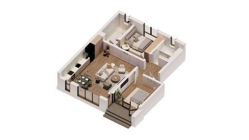 Apartament SAD-3 camere cu gradina-Direct de la dezvoltator-Torontal