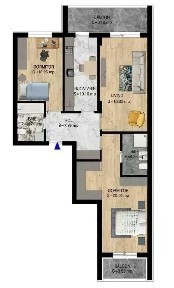 Apartament 3 Camere cu Dressing Decomandat Scoala Acces Metrou