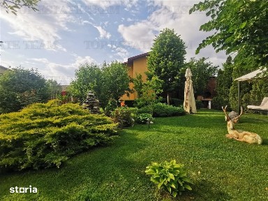 Vila lux 5 camere cu gradina superba centru Domnesti
