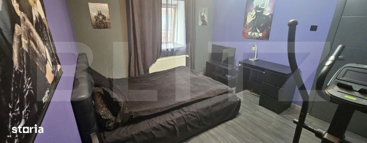 Apartament cu 3 camere, mobilat si utilat, in zona linistita
