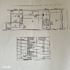 Apartament 2 camere, proprietar, str.Catinei, NORD, centrala proprie