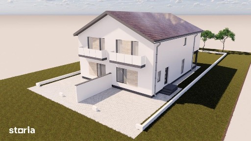Duplex 4 camere, 100 mp utili, 10 mp terasa, 305 mp teren - Sag