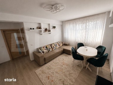 Apartament modern cu 2 camere, 51 mp, semidecomandat, zona Obcini