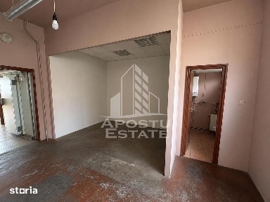 Spatiu comercial cu vad, 85 mp, langa Piata Aurora, zona Dambovita