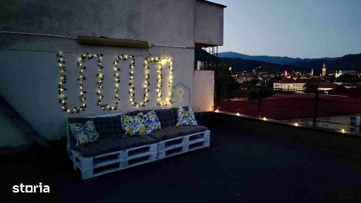 Apartament ultracentral cu terasă spectaculoasă