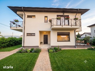 Casă 4 camere Tunari | Mobilată lux | Lângă parc