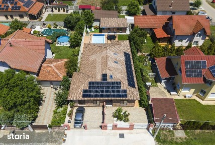 Casa pe parter premium cu piscina in Chisoda independenta energetic