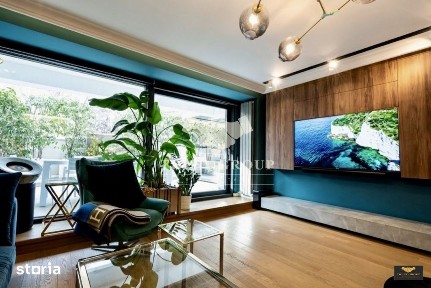 Herastrau|Apartament 3 camere+Studio| Curte|2 Parcari+Boxa