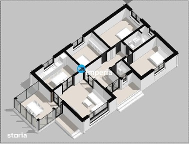 Casa P 4 camere, 2 bai, canalizare, CTP, Horpaz nou