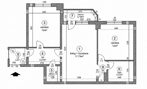 Ap.2 dormitoare/ Dorobanți/ Floreasca/ renovat&mobilat/liniste/ an1984