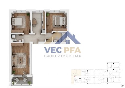 Apartamente 3 Camere și două unități tip Duplex Comision 0%
