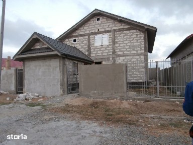 Casă în construcție P+M Comuna Lumina.