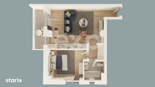 Apartament 2 camere in Mioveni | Bloc Nou | intabulat si finalizat