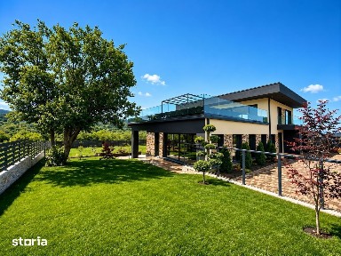 Vilă premium, cu piscină interioară - teren 1200 mp, Cisnadioara Sibiu