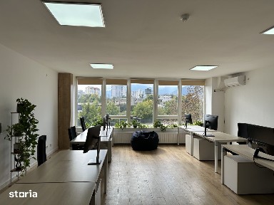 Birou spatiu de închiriat în spațiu de coworking (Hub)