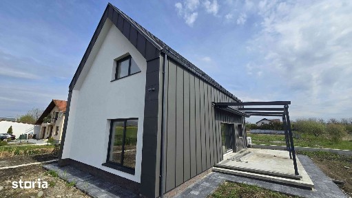 Casa premium eficienta energetic, 140 mp utili cu 600 mp curte