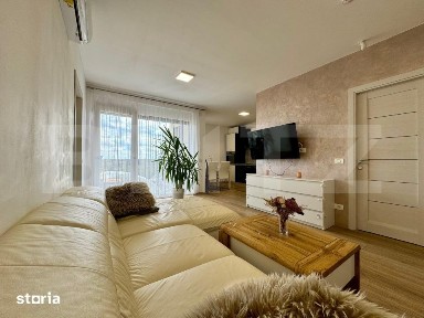 Apartament cu 2 camere, West Residence, terasa panoramica, parcare si