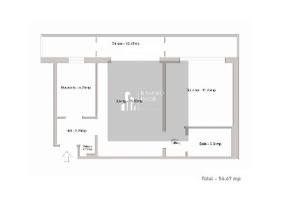 Ap 2 camere 55mp etaj 1 -balcon mare -Nitu Vasile -Big Berceni