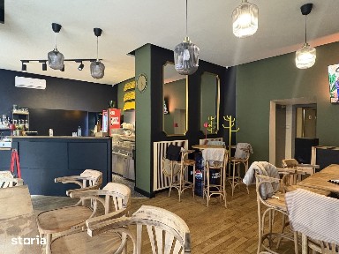 Unirii, 84mp, S+P, cedare afacere bistro,35K Euro,chirie 1500Euro/luna