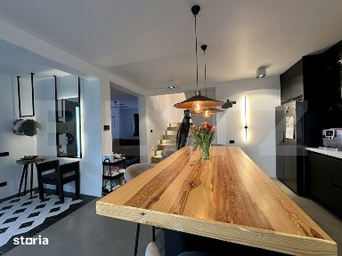 Casa moderna stil industrial, 120 mp utili, zona intrare Baciu - Cluj