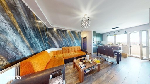 Apartament 3 camere - 2 băi - 2 balcoane - bloc nou cu lift