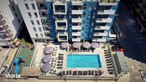 Apartament in rezidenta cu restaurant, piscina si loc de joaca