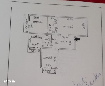 Apartament 3 camere-zona Gara iasi/strada Luca Arbore bdl canta