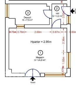 Spatiu Comercial 36 mp